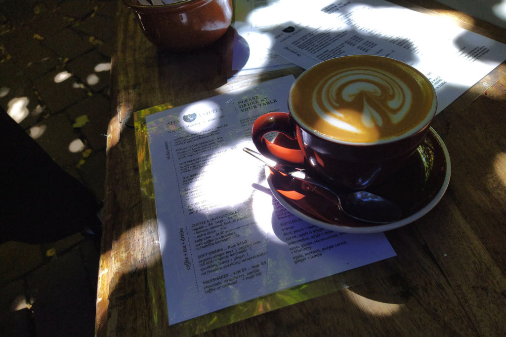 Grab a coffee at Alby and Esther's in the heart of Mudgee.