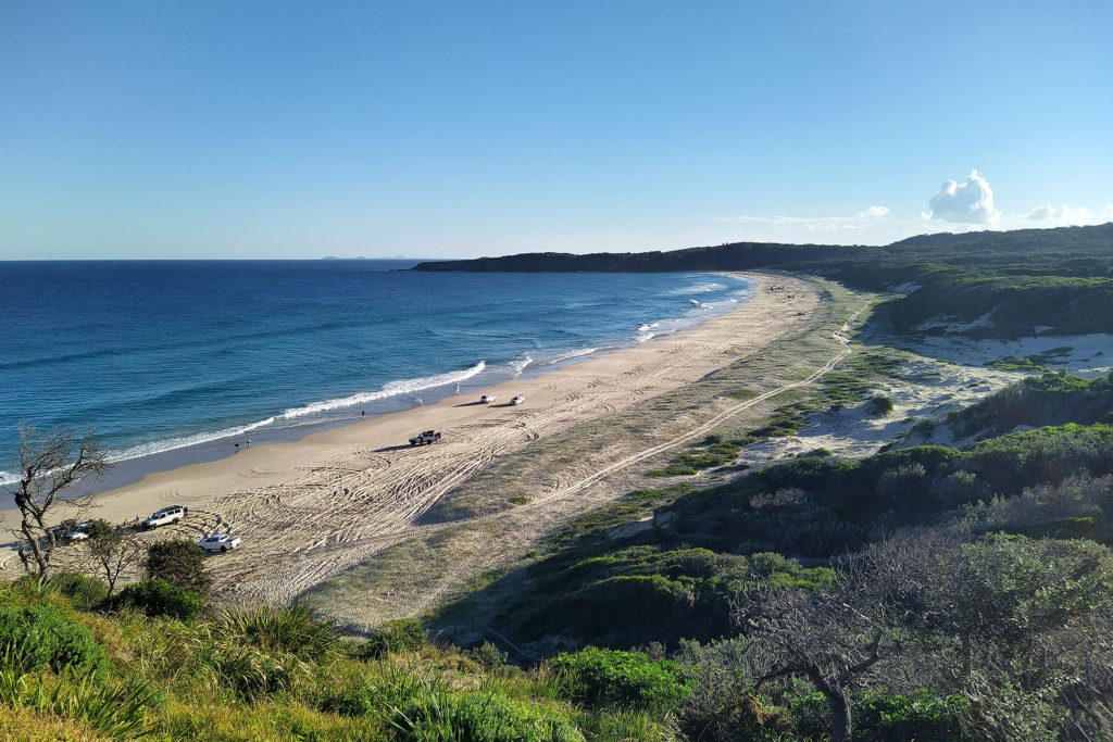 4WD fun on Lighthouse Beach, just south of Seal Rocks.