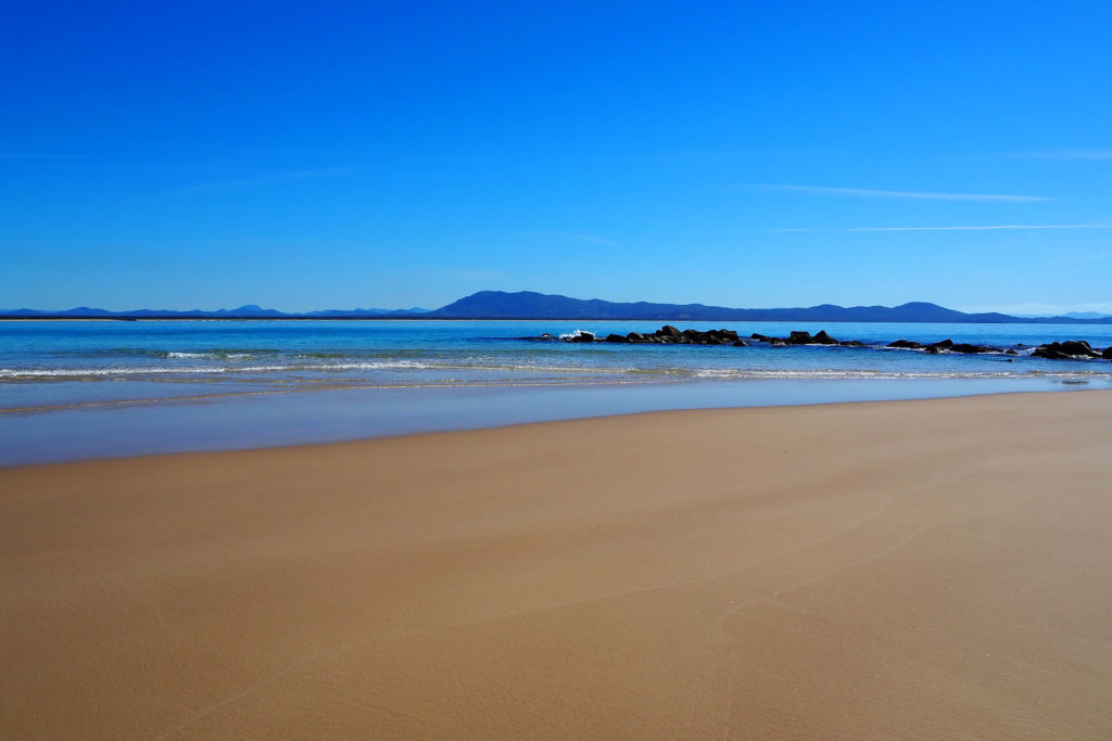 Trial Bay Beach is the perfect place for a peaceful dip in the ocean